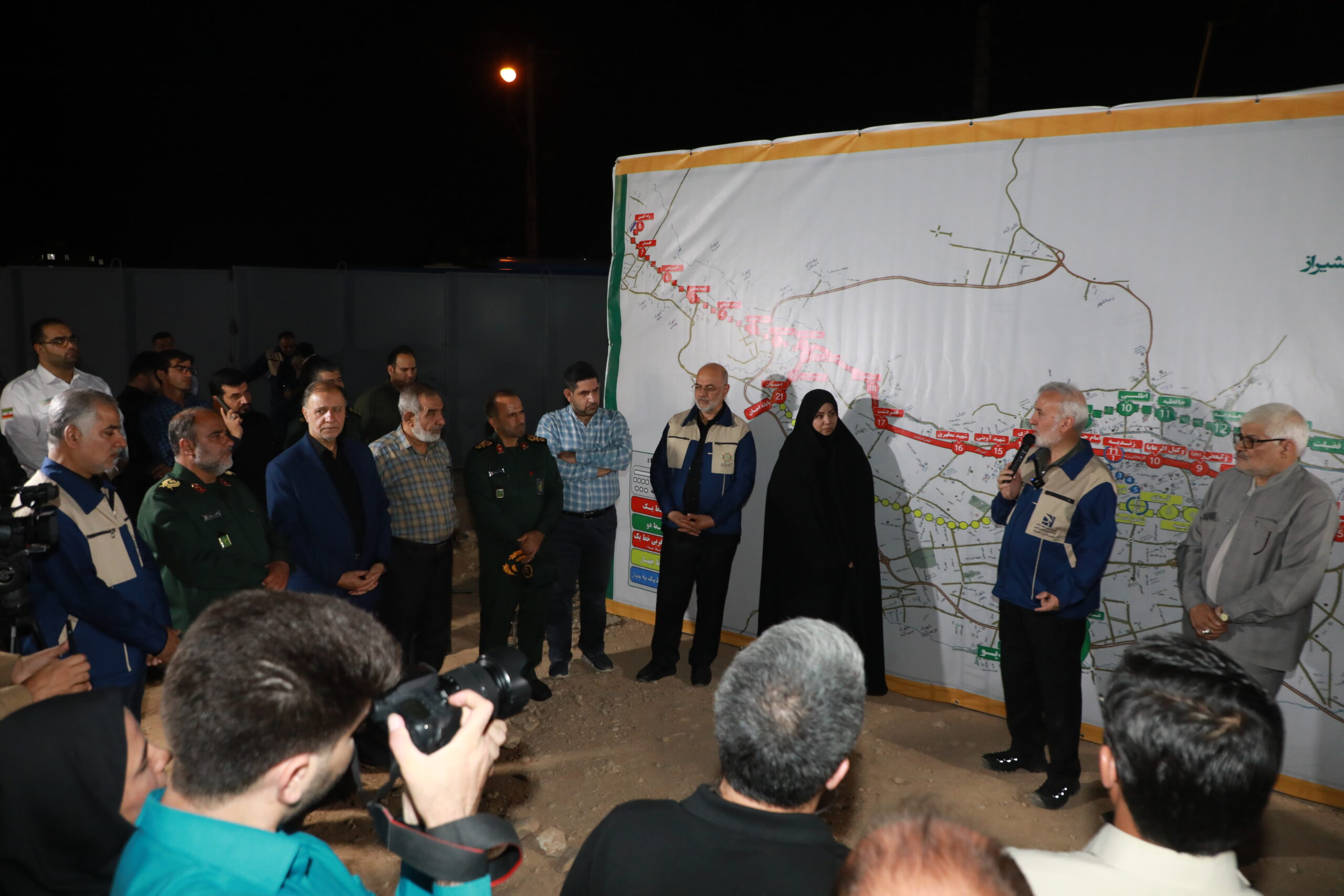 شانزدهمین بازدید مدیریت شهری شیراز از پروژه مترو ایستگاه کلبه سعدی/ اسدی: قطار شهری در تابستان سال آینده به این ایستگاه می‌رسد