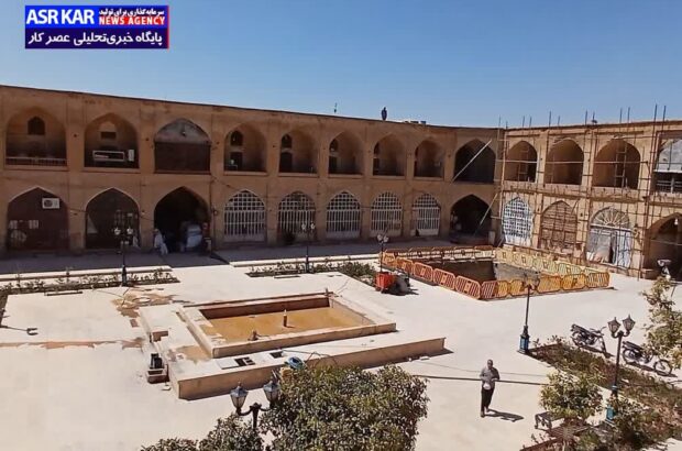 مرمت سرای گمرک بازار وکیل شیراز پایان یافت/ ضیایی: این پروژه با اعتبارات مسئولیت اجتماعی وزارت نفت انجام گرفت